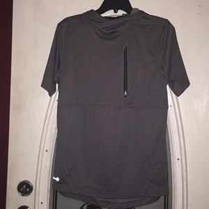 Dark gray short sleeve Russell Training Fit